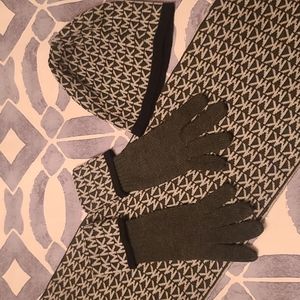 Michael Kors Scarf Hat & Gloves